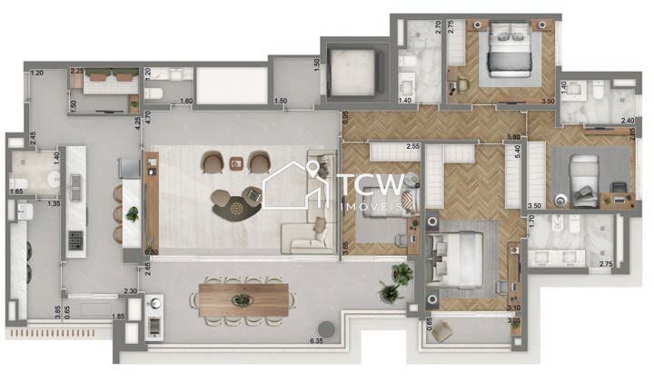 Apartamento, 3 quartos, 139 m² - Foto 16