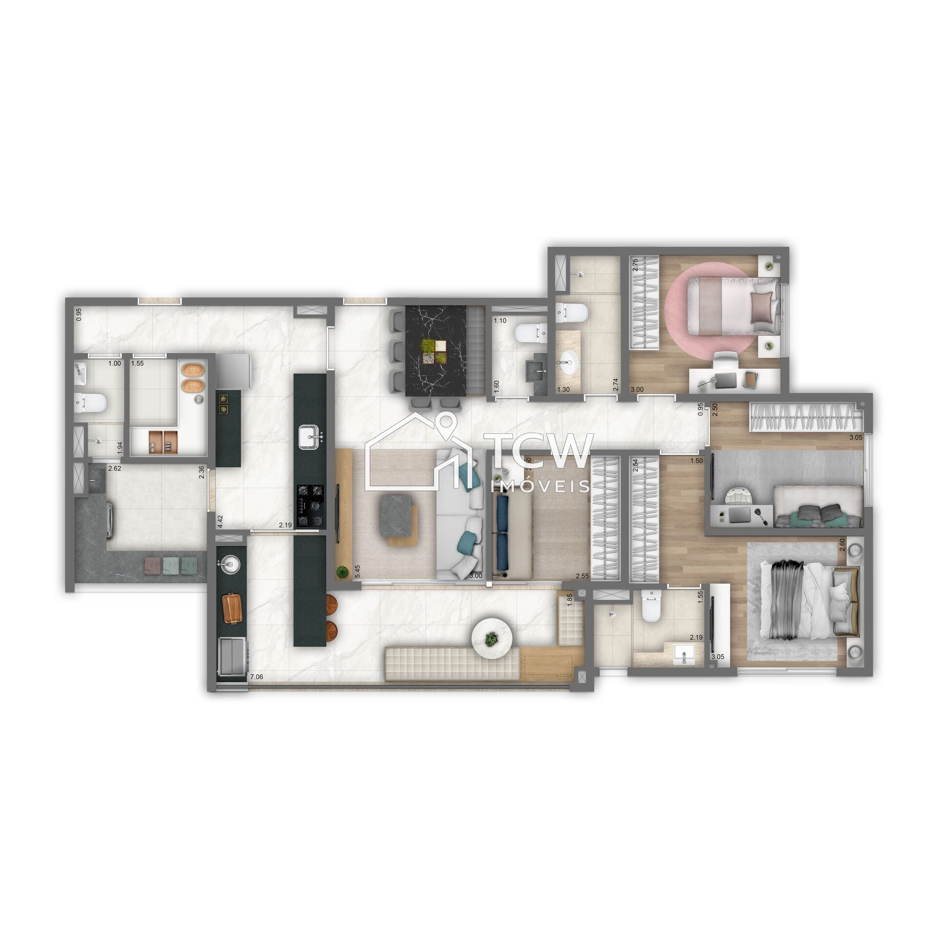 Apartamento, 4 quartos, 116 m² - Foto 18