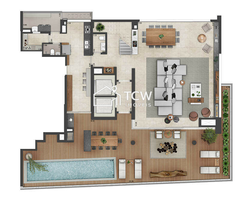 Cobertura, 4 quartos, 500 m² - Foto 13