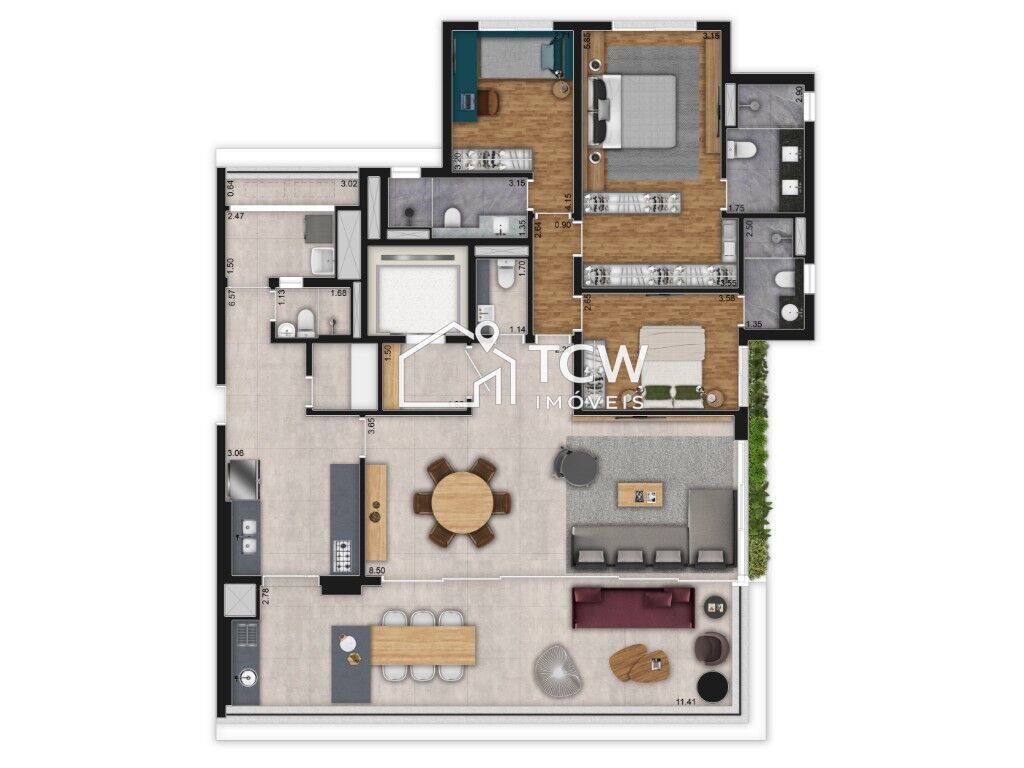 Apartamento, 3 quartos, 181 m² - Foto 20