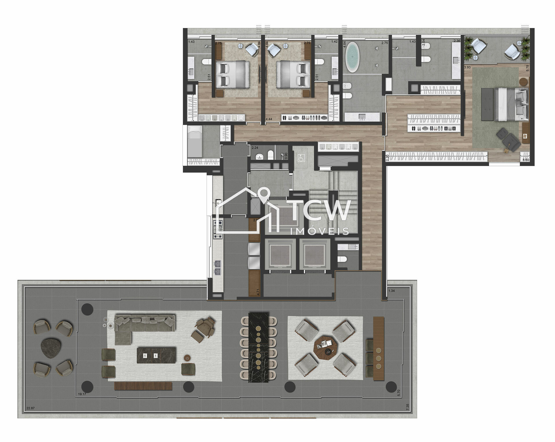 Apartamento, 4 quartos, 403 m² - Foto 13