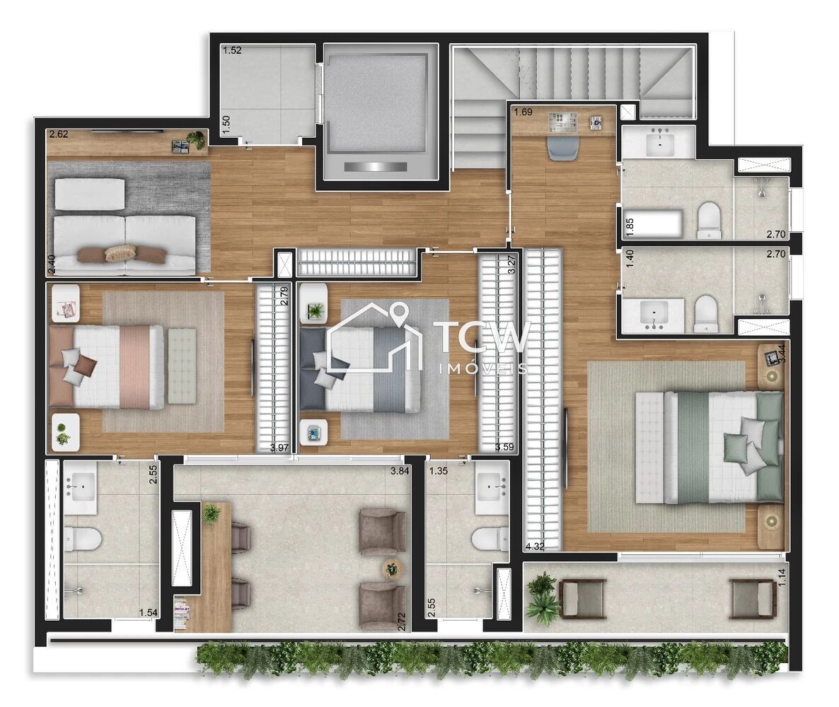 Apartamento, 3 quartos, 244 m² - Foto 16