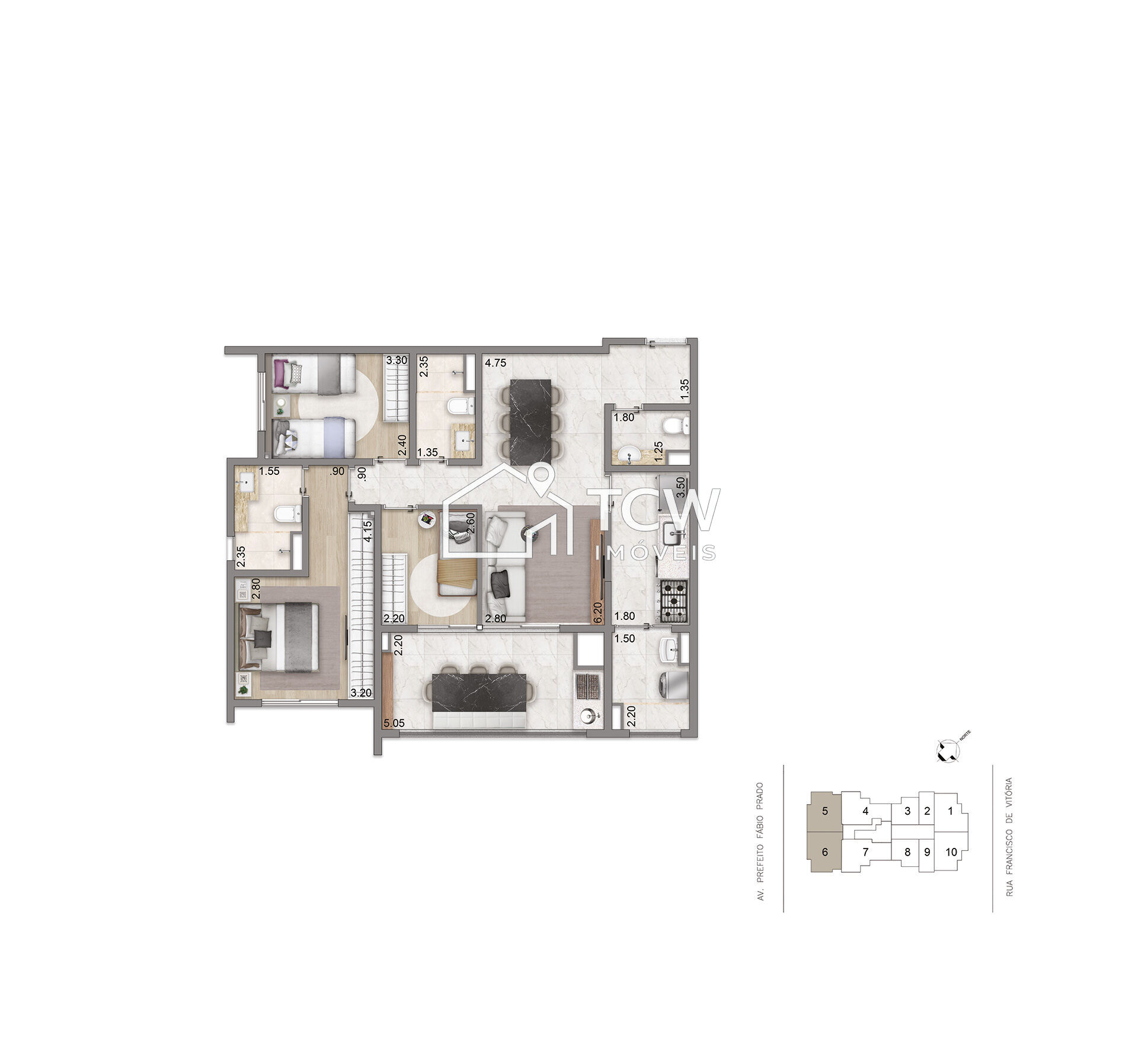 Apartamento, 2 quartos, 82 m² - Foto 19