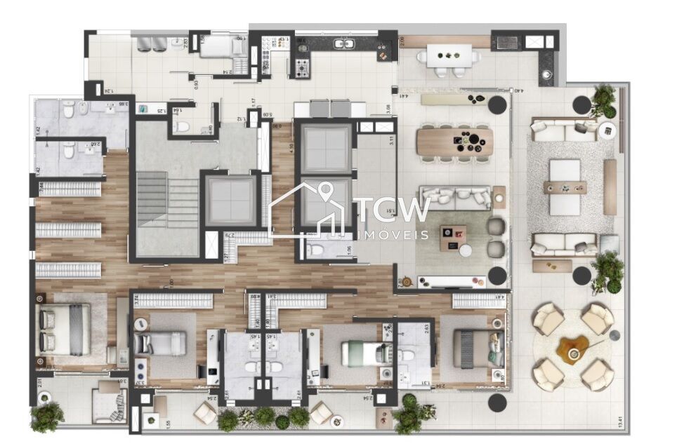Apartamento, 4 quartos, 322 m² - Foto 13