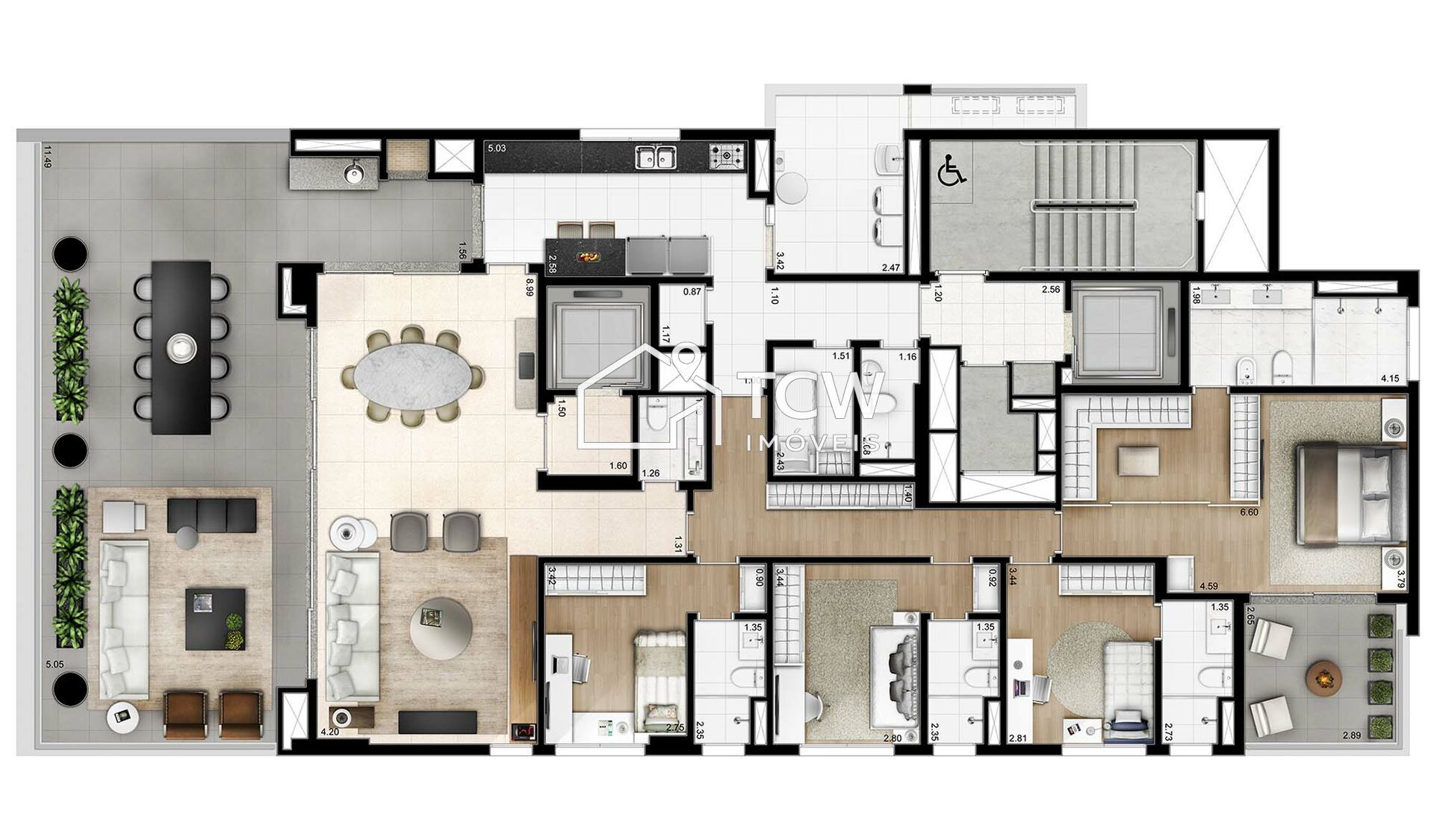 Apartamento, 4 quartos, 278 m² - Foto 37