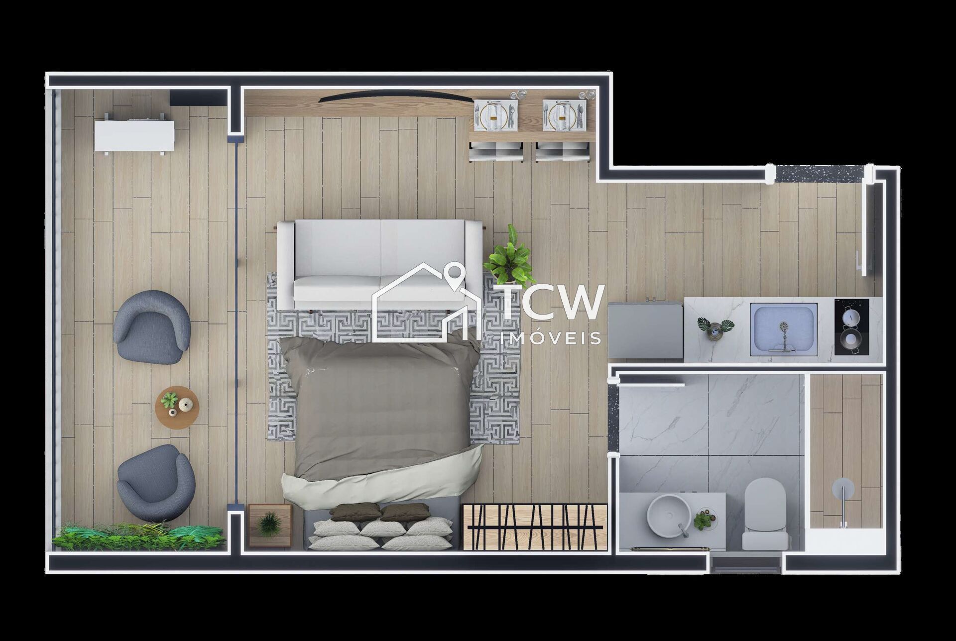 Apartamento, 1 quarto, 24 m² - Foto 10