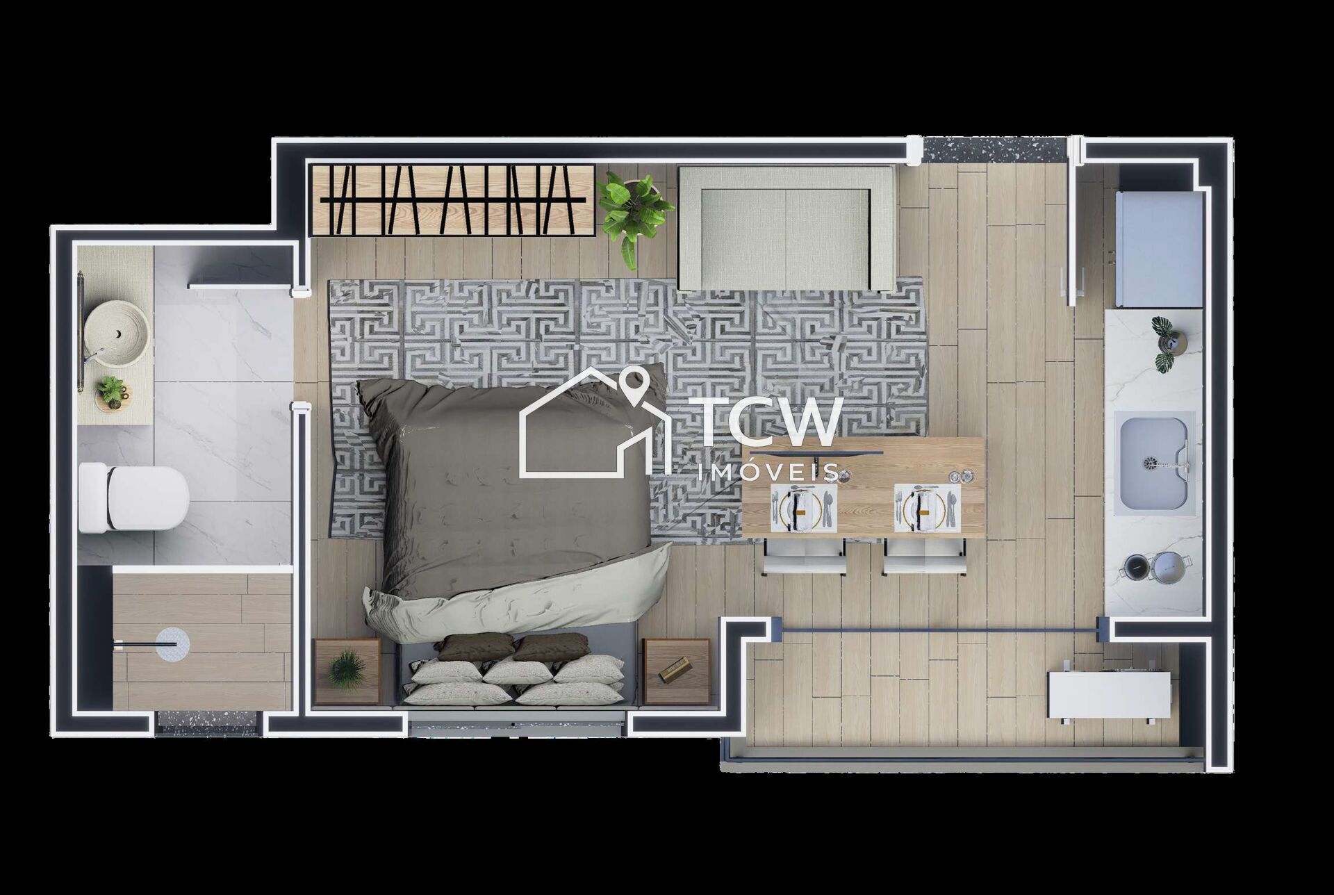 Apartamento, 1 quarto, 24 m² - Foto 9