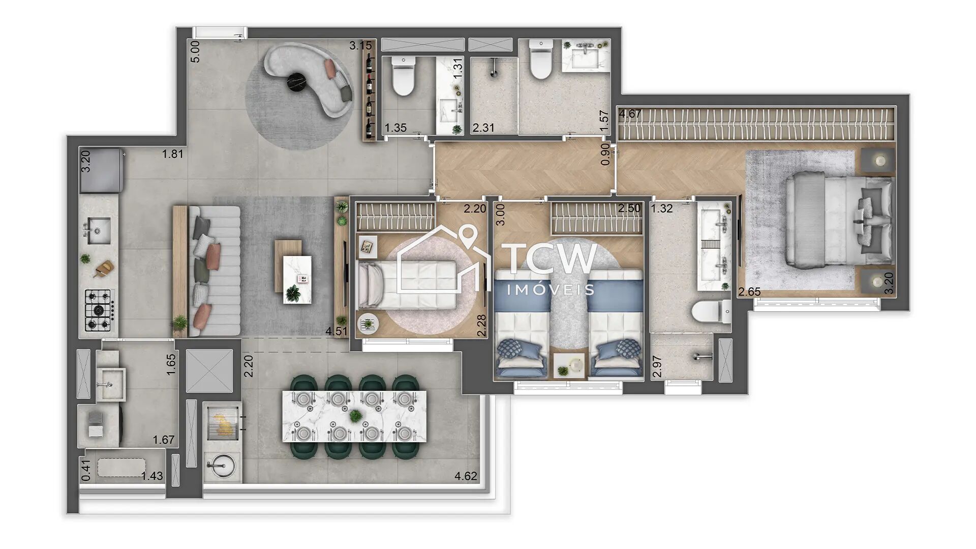 Apartamento, 3 quartos, 84 m² - Foto 16