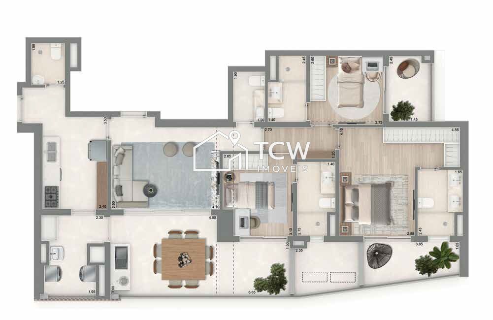 Apartamento, 2 quartos, 76 m² - Foto 12