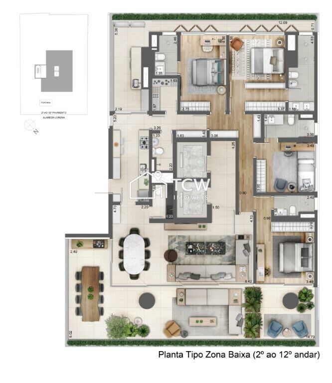 Apartamento, 4 quartos, 263 m² - Foto 21