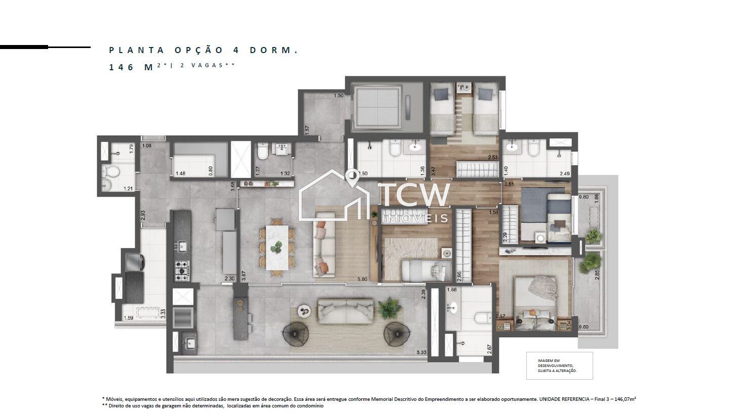 Apartamento, 4 quartos, 146 m² - Foto 24