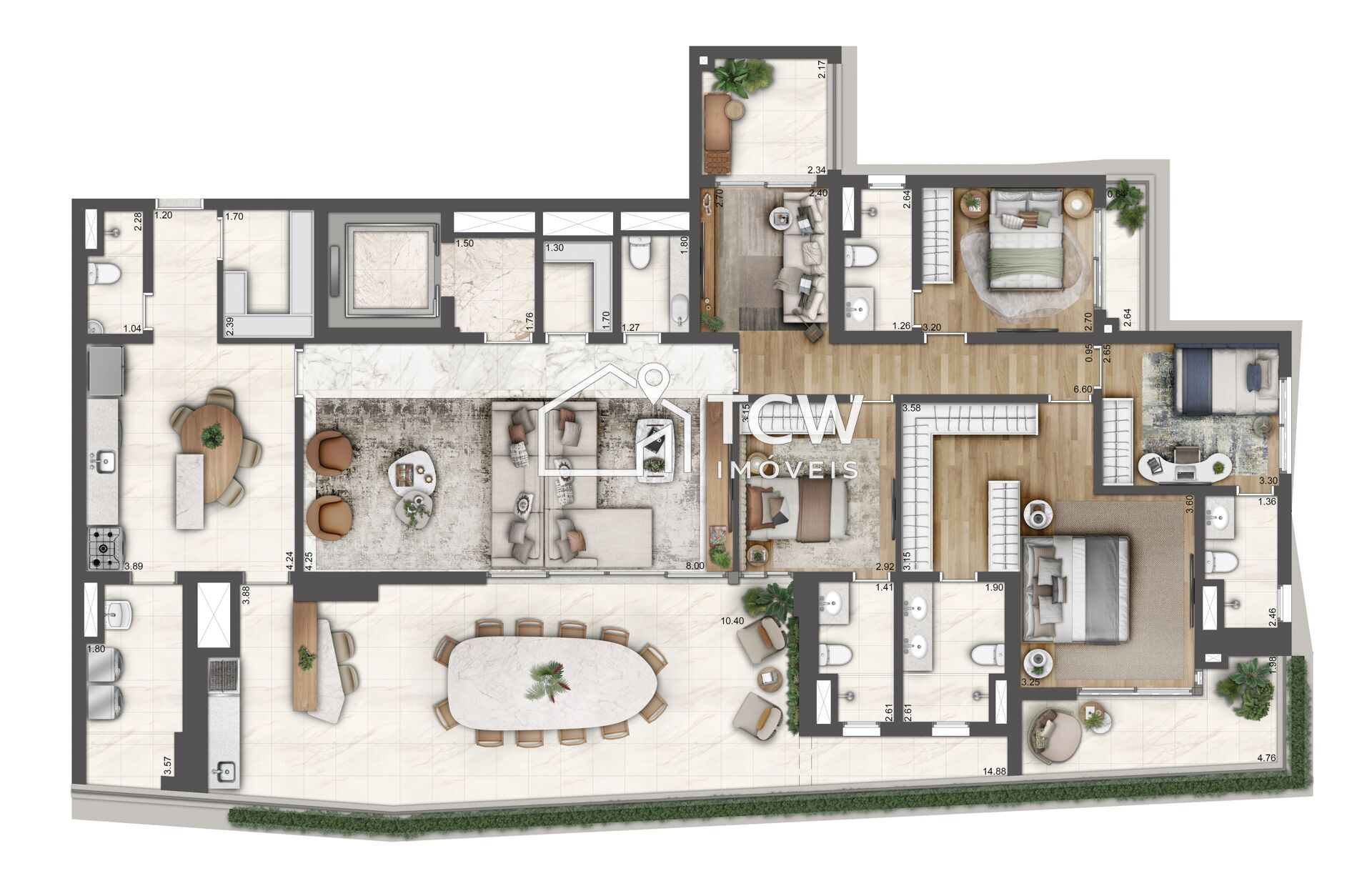 Apartamento, 4 quartos, 187 m² - Foto 22