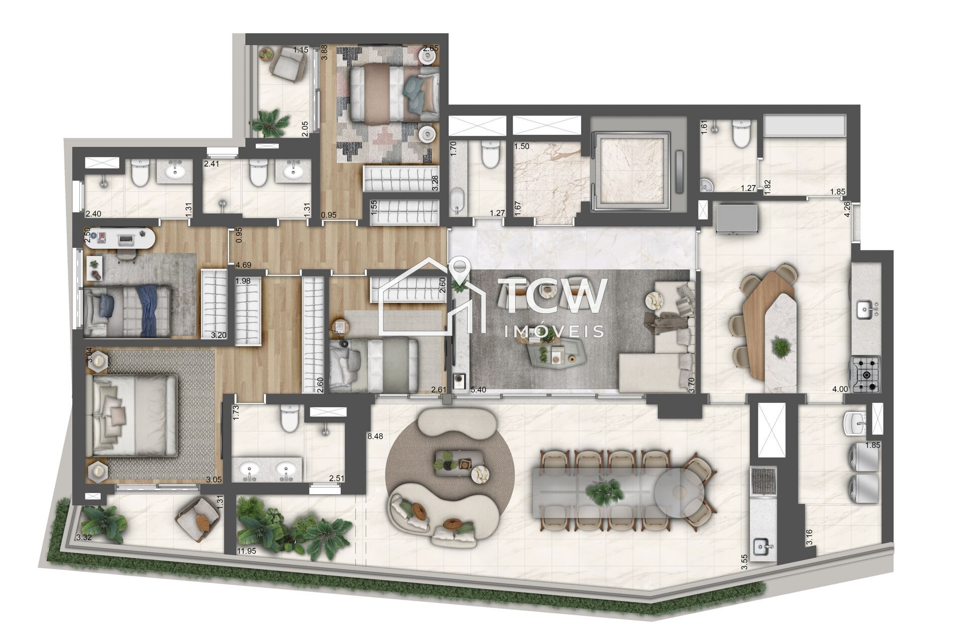 Apartamento, 4 quartos, 187 m² - Foto 21