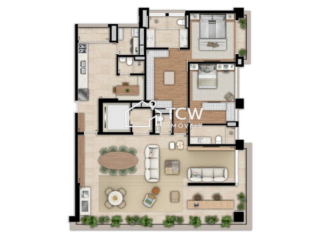Apartamento, 3 quartos, 195 m² - Foto 17