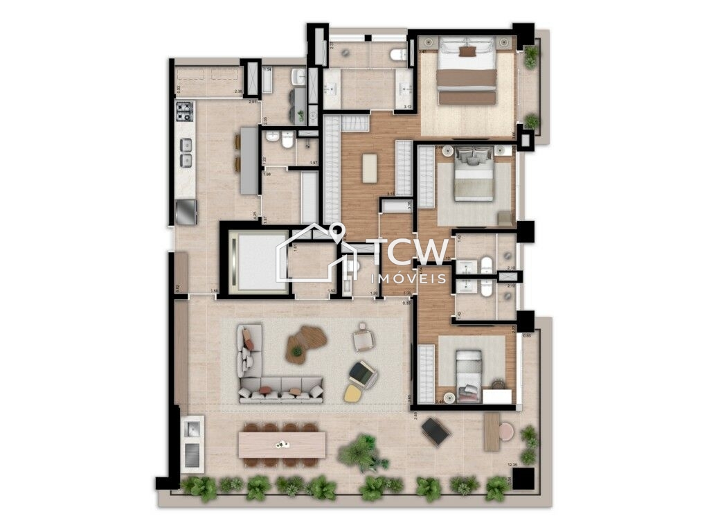 Apartamento, 3 quartos, 195 m² - Foto 18