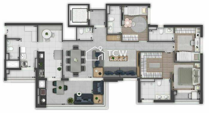 Apartamento, 3 quartos, 145 m² - Foto 8