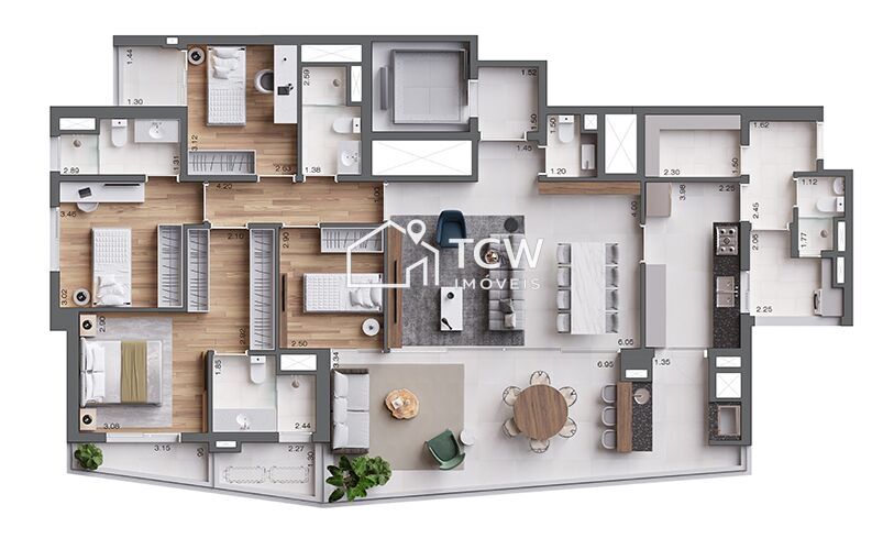 Apartamento, 4 quartos, 168 m² - Foto 18