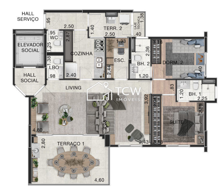 Apartamento, 3 quartos, 95 m² - Foto 15