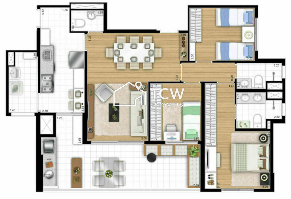 Apartamento, 2 quartos, 74 m² - Foto 25