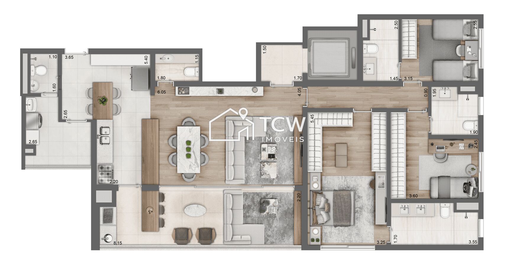 Apartamento, 4 quartos, 157 m² - Foto 20