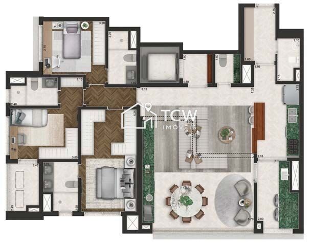 Apartamento, 3 quartos, 178 m² - Foto 18