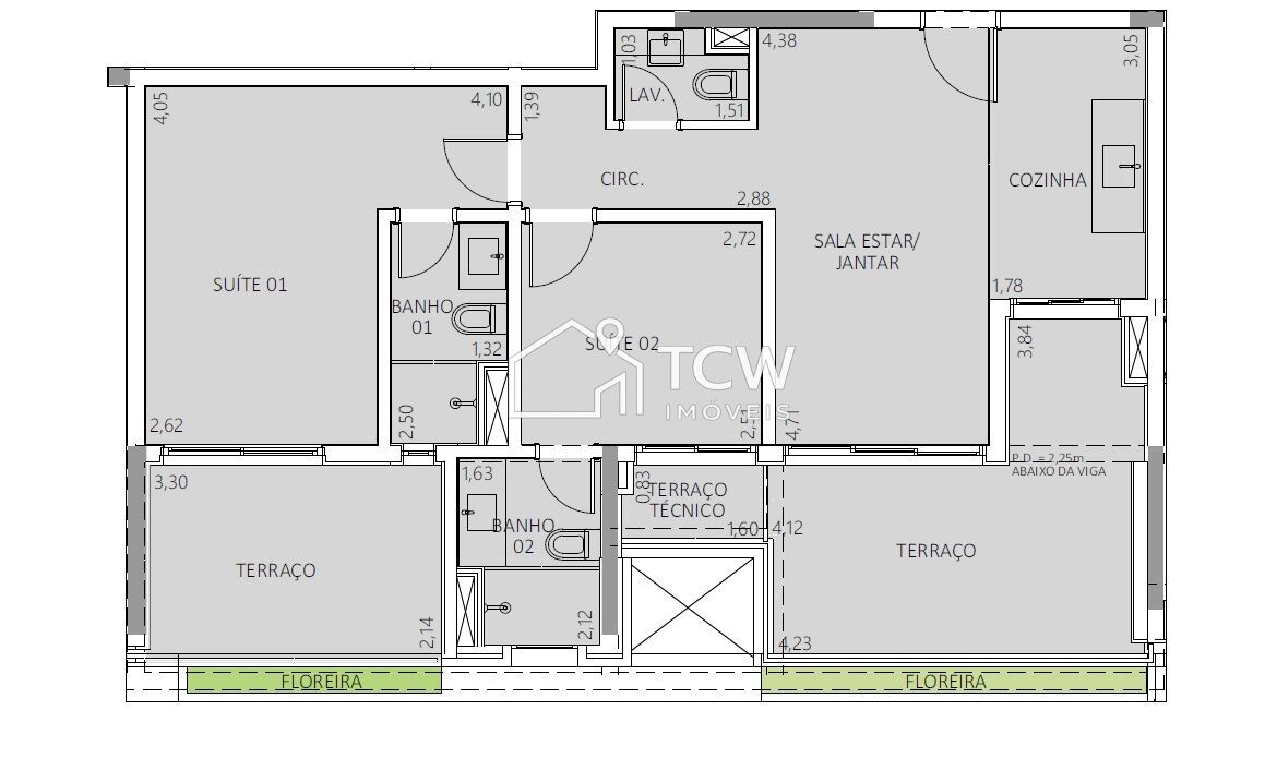 Apartamento, 2 quartos, 80 m² - Foto 14