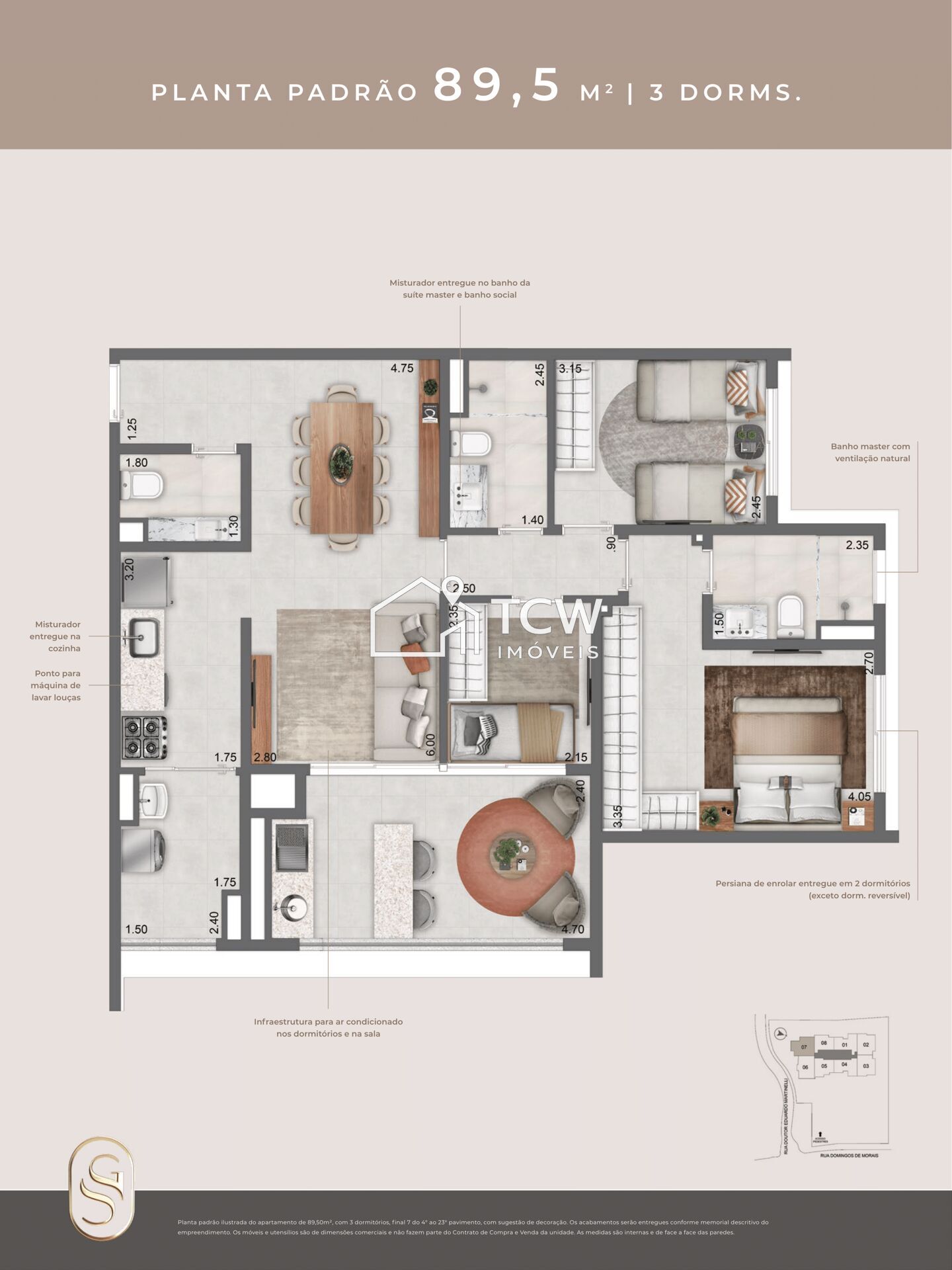 Apartamento, 3 quartos, 89 m² - Foto 11