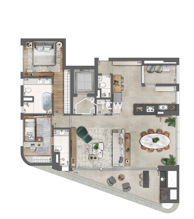 Apartamento, 3 quartos, 152 m² - Foto 11