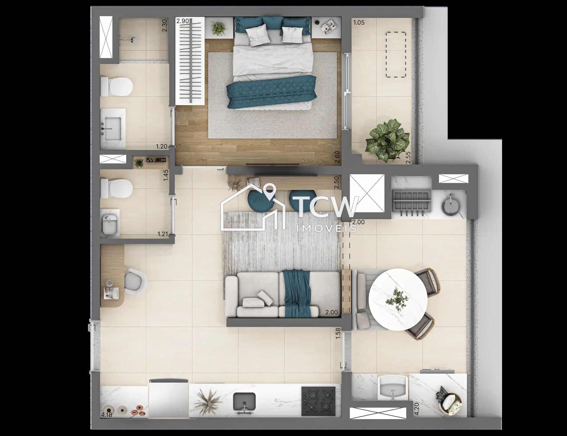 Apartamento, 2 quartos, 65 m² - Foto 19