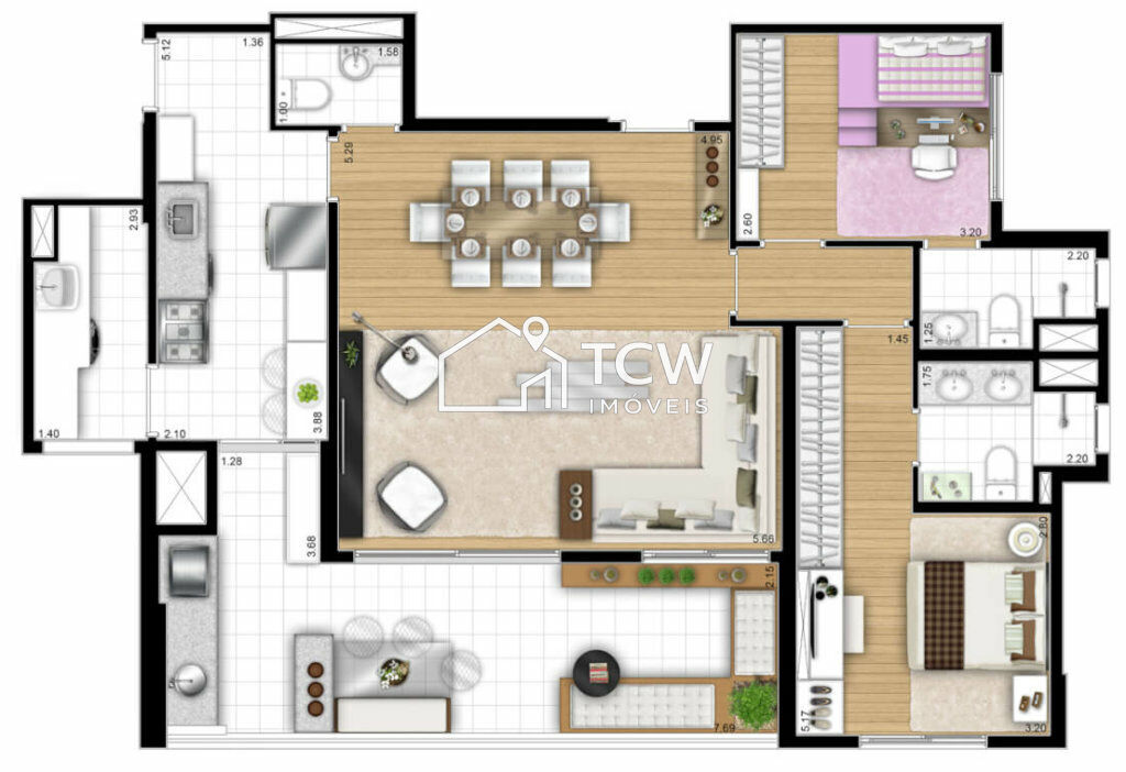 Apartamento, 3 quartos, 106 m² - Foto 24