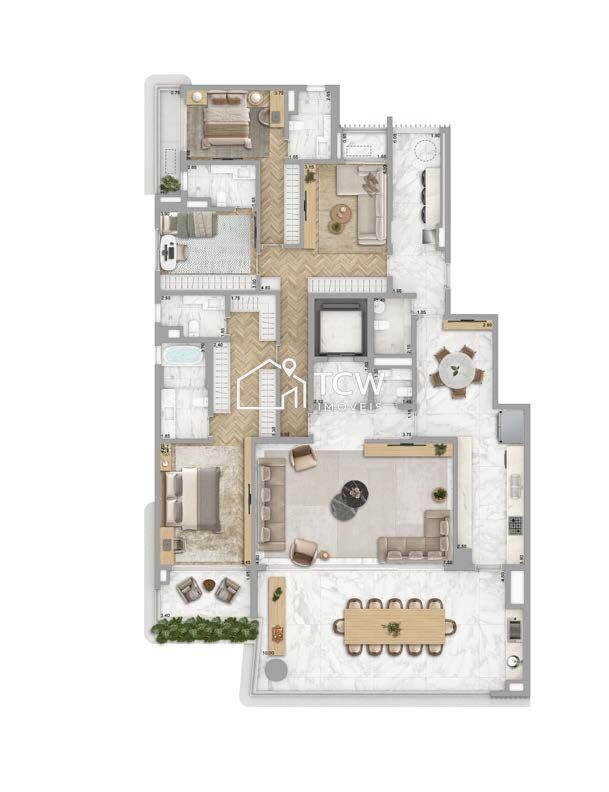 Apartamento, 4 quartos, 277 m² - Foto 16