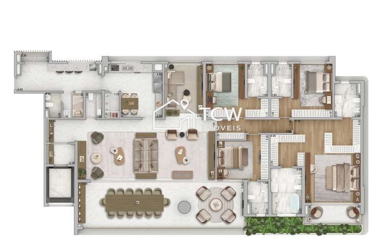Apartamento, 4 quartos, 277 m² - Foto 17