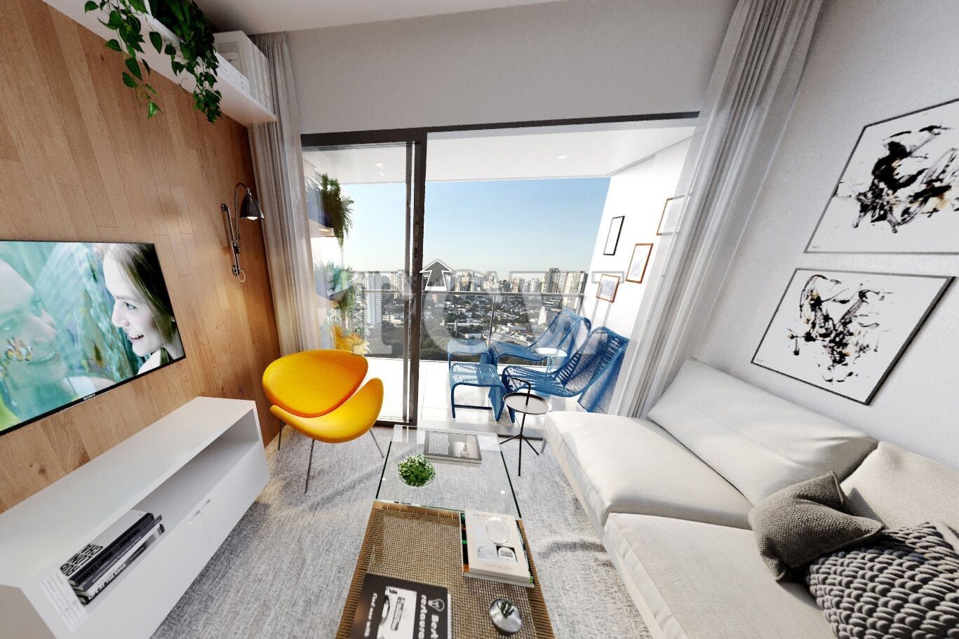 Apartamento à venda com 2 quartos, 54m² - Foto 1