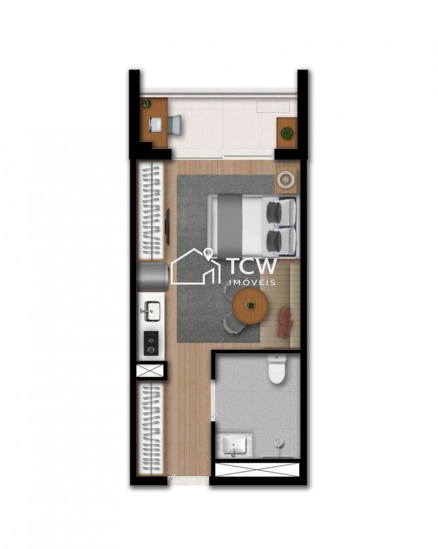 Apartamento, 1 quarto, 24 m² - Foto 7