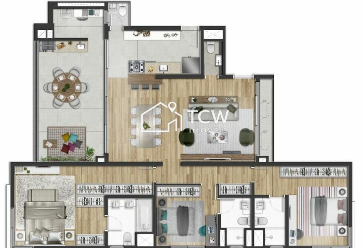 Apartamento, 3 quartos, 163 m² - Foto 27