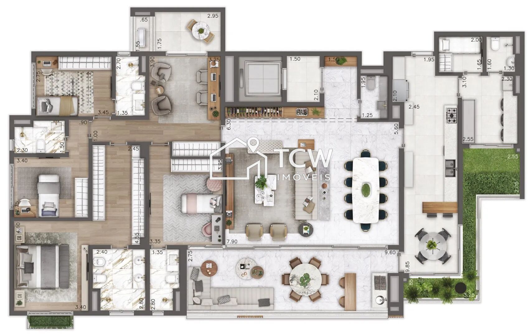 Apartamento, 4 quartos, 252 m² - Foto 30