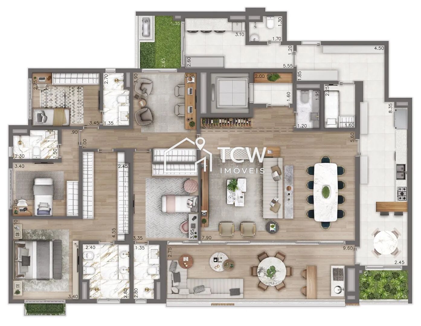 Apartamento, 4 quartos, 252 m² - Foto 29