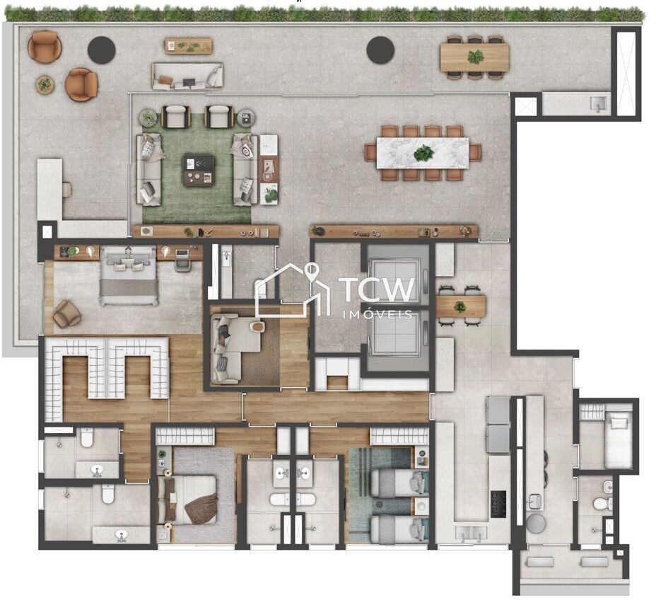 Apartamento, 3 quartos, 317 m² - Foto 8
