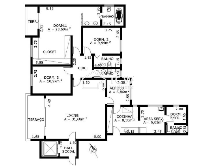 Apartamento, 3 quartos, 154 m² - Foto 34