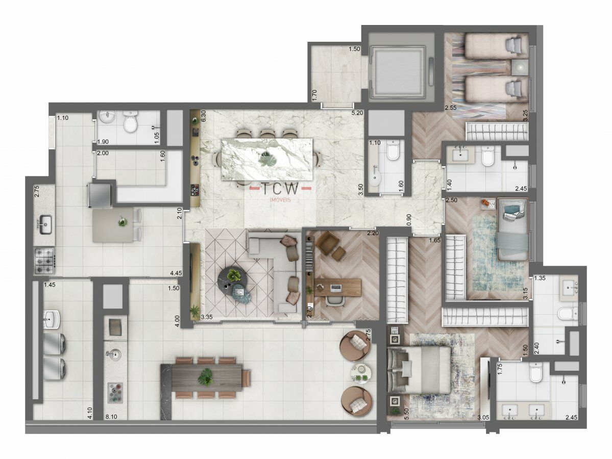 Apartamento, 4 quartos, 158 m² - Foto 20