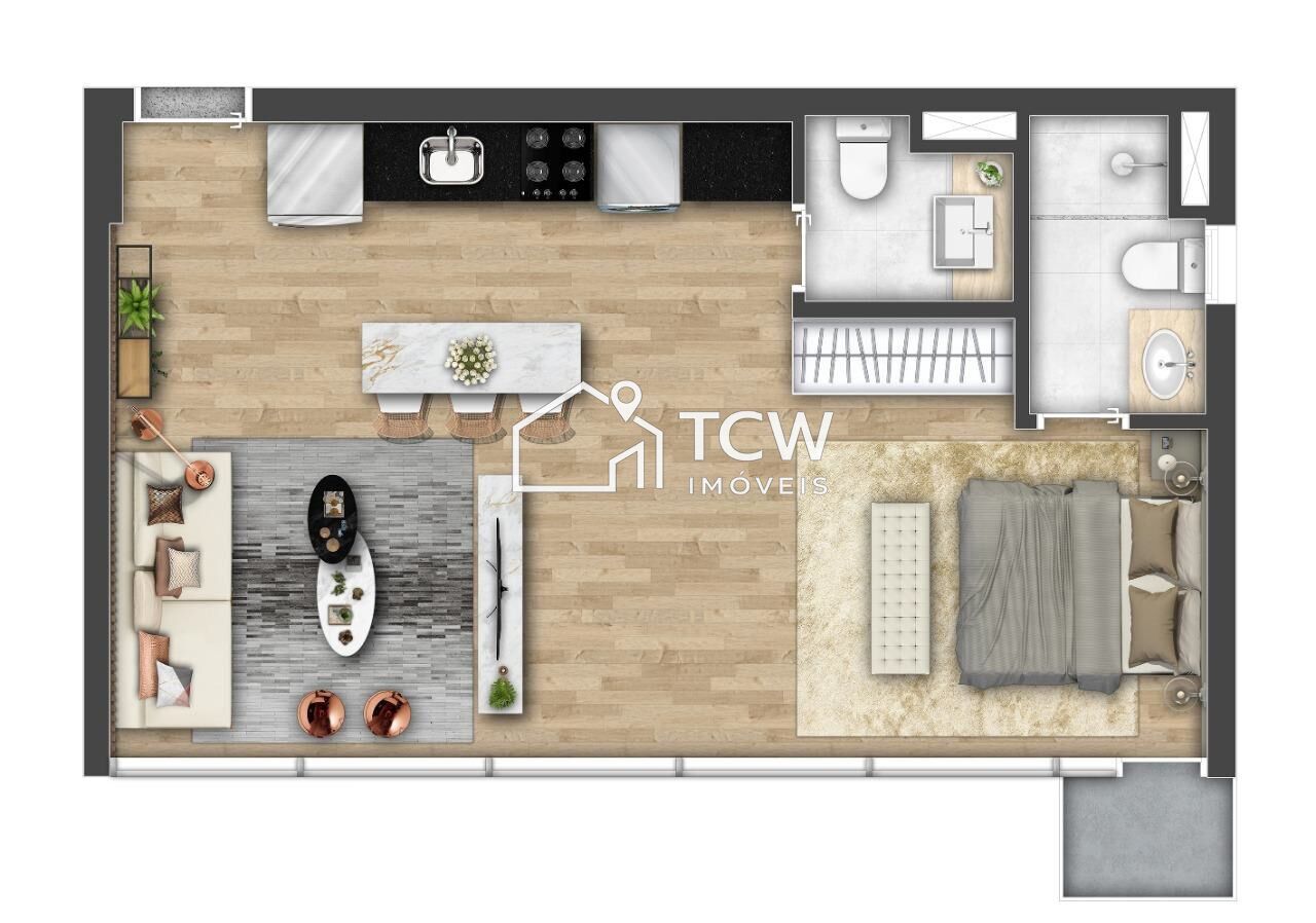 Apartamento, 1 quarto - Foto 12