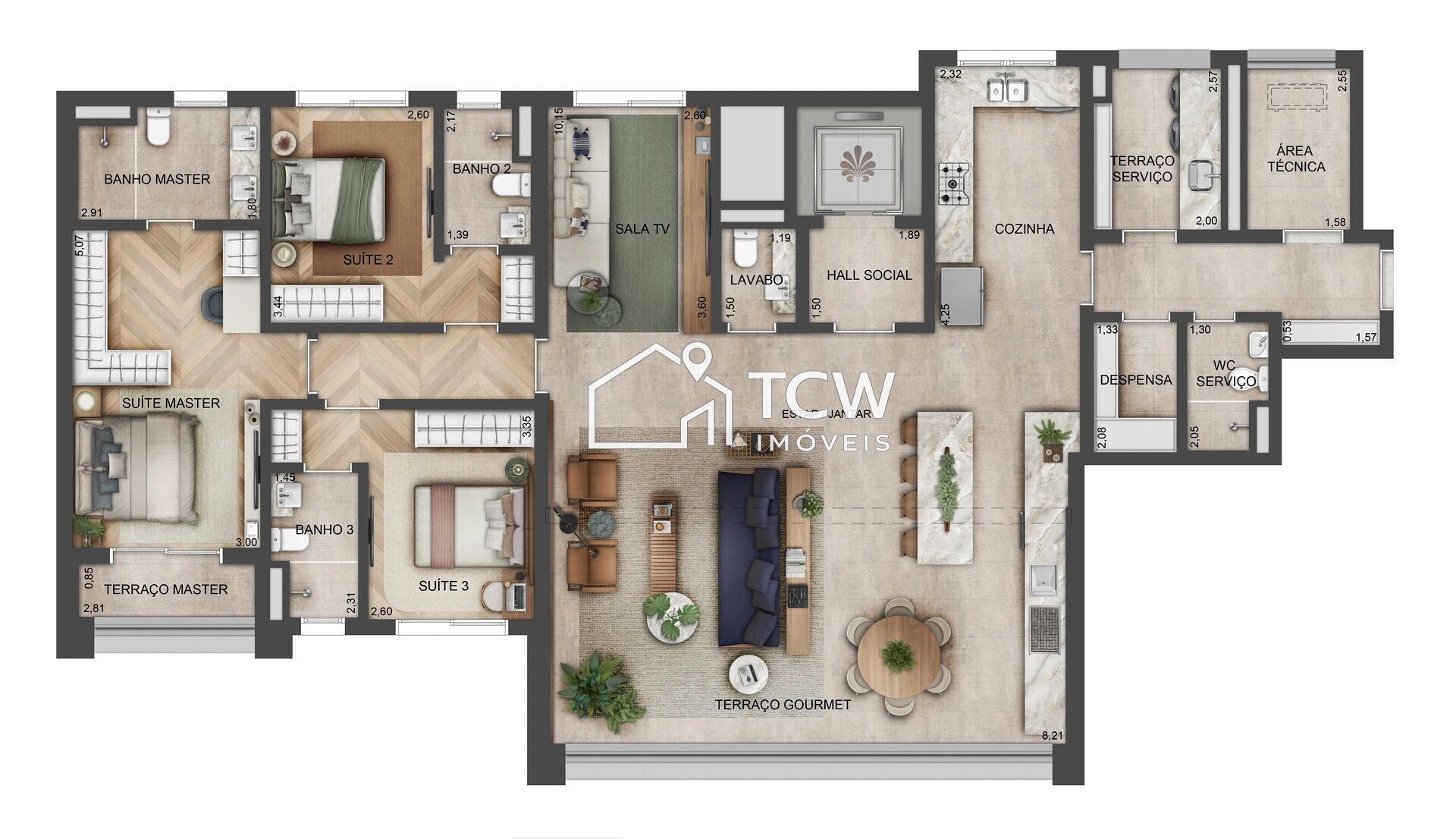 Apartamento, 3 quartos, 180 m² - Foto 19