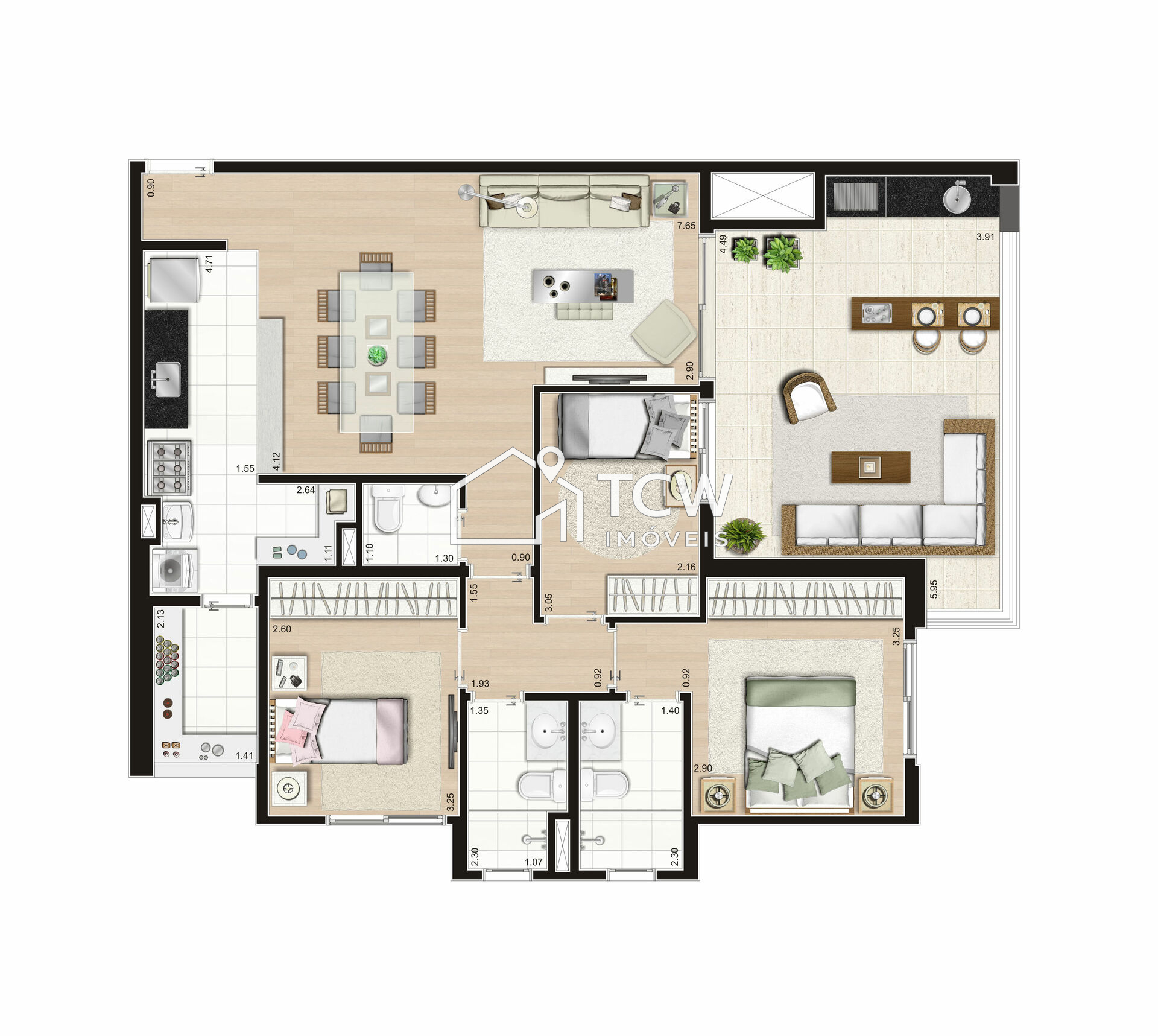 Apartamento, 2 quartos, 79 m² - Foto 35