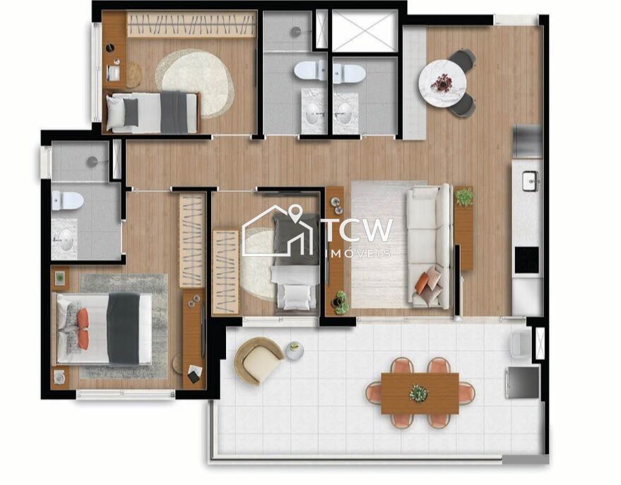 Apartamento, 3 quartos, 78 m² - Foto 15