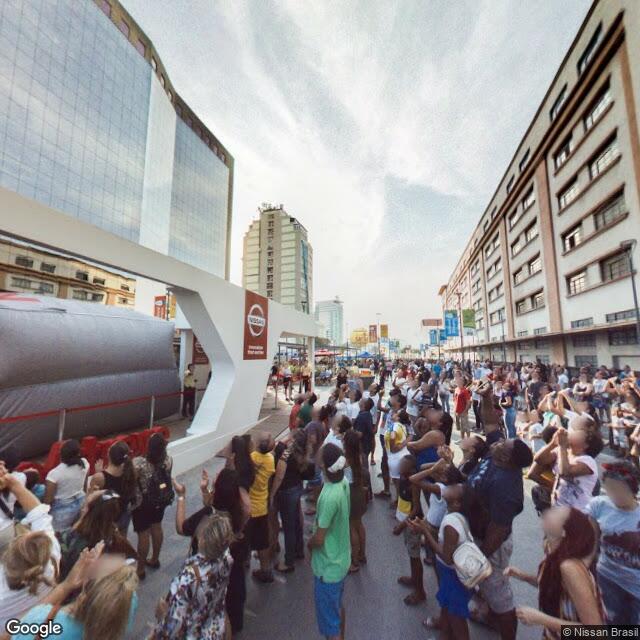 Imagem estática do "Street View" da localização