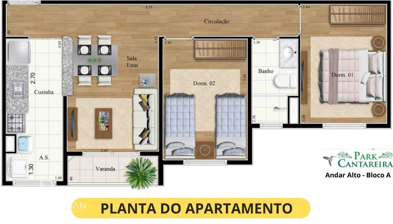Apartamento, 2 quartos, 51 m² - Foto 19