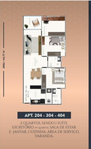 Apartamento à venda com 2 quartos - Foto 9