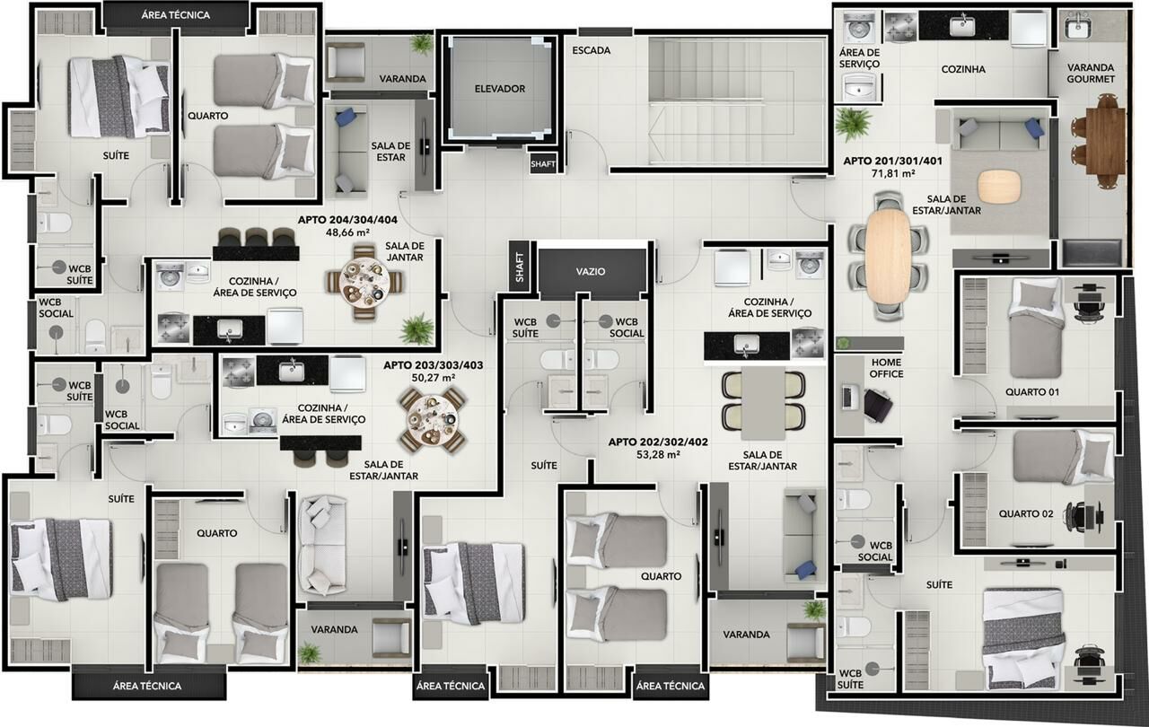 Apartamento à venda com 2 quartos, 49m² - Foto 35