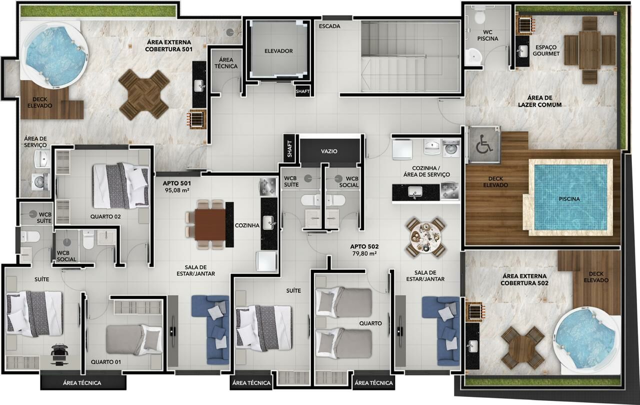 Apartamento à venda com 2 quartos, 49m² - Foto 37