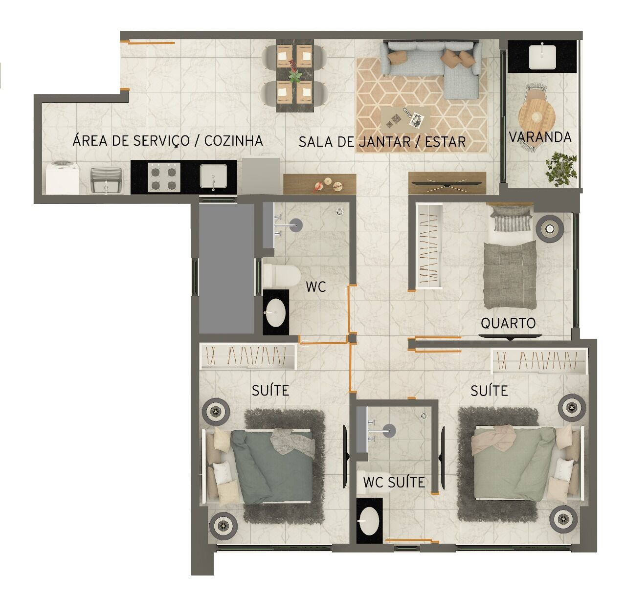 Apartamento à venda com 1 quarto, 38m² - Foto 24